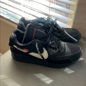 Off White x Nike Black and White Sneakers